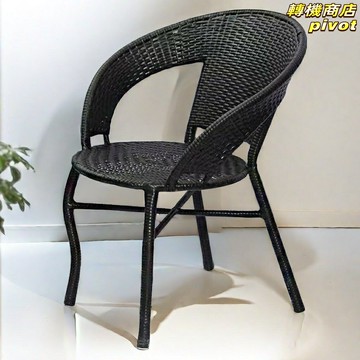 【陽臺休閒椅】藤椅 編織椅 單人椅 戶外椅 庭院椅 茶椅 天然藤編 高靠背設計 舒適透氣 家用陽臺庭院 老人休閒優選