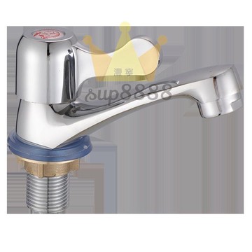 『面盆龍頭』 單孔單冷水單水臺盆面盆 水龍頭 廚房立柱盆 洗臉盆 水龍頭 銅陶瓷盆🧡台灣出貨🧡免運🧡