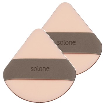Solone 雙面慕斯氣墊粉撲 1組  扇形