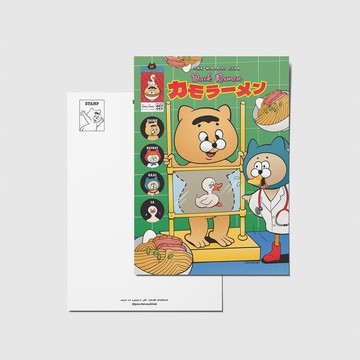 Funny Moments 系列明信片 - 鴨拉麵