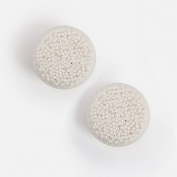 【2入組】BRAVAT 茶白除氯一鍵止水蓮蓬頭濾心