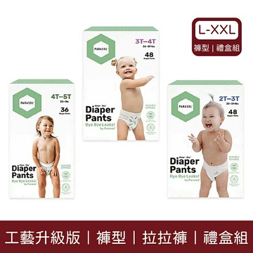 Parasol Clear + Dry™ 新科技水凝尿布｜工藝升級版｜果凍褲/拉拉褲｜禮盒組｜全新整理【悅兒園婦幼生活館】