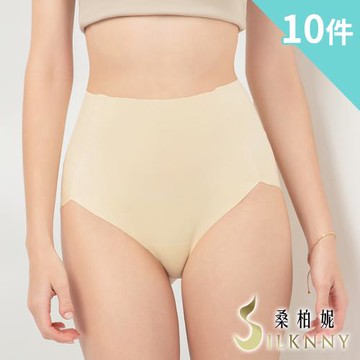 ★回購熱賣★【silknny 桑柏妮】10件組 ☆ 全新琉璃蠶絲無痕褲/蕾絲內褲/無痕內褲/女內著(隨機)