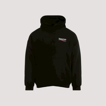 Balenciaga Black Cotton Sweatshirt