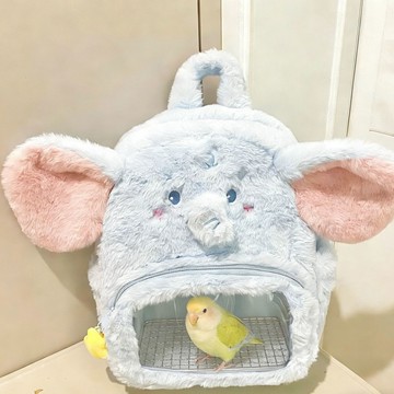 寵物省錢鋪】 鸚鵡外出便攜鳥包虎皮牡丹外帶雙肩揹包玄鳳和尚外帶籠小鳥外出包 寵物用品 出貨 背包 寵物外出包 寵物背包