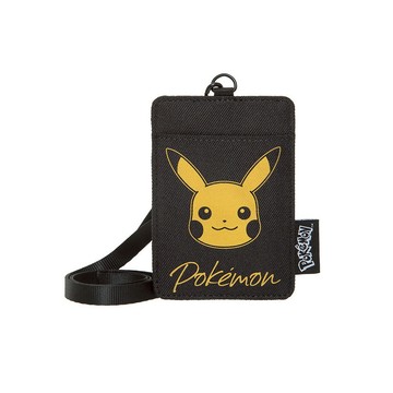 【OUTDOOR】寶可夢Pokemon-金典皮卡丘票卡證件套-黑色 ODGO22S10BK