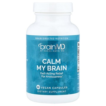 BrainMD, Calm My Brain，90 粒全素膠囊