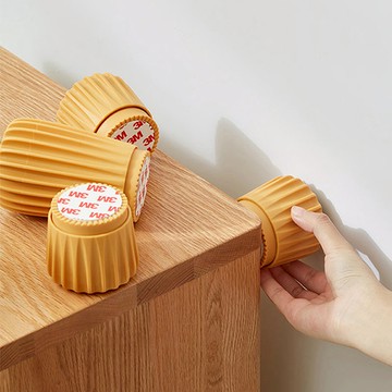 小款高度可調節床頭固定器/傢俱增高腳墊(2入)-多色可選 咖啡色