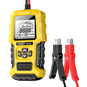 汽車電池測試儀 2.7 英寸液晶顯示屏便攜式 12V 24V 電池內部電阻適用於卡車摩托車 SUV 2026