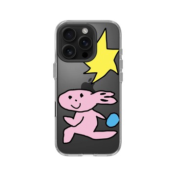 iPhone 16 Pro Clear Case（相機按鈕） 透明 - Noiinoii - 保齡球兔