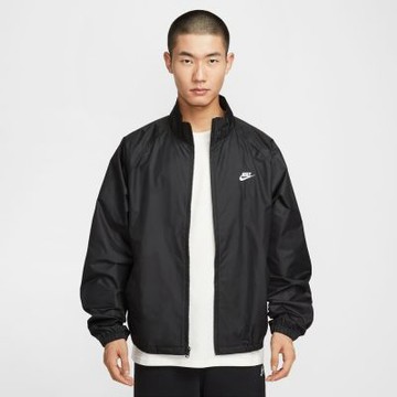 NIKE 外套 男 運動立領外套 防潑水 寬鬆版型 AS M NK CLUB ROSCOE FZ JKT 黑 HV1140-010  (3S4718)