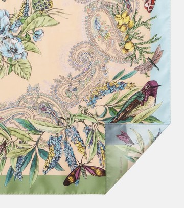 Etro Norma floral silk scarf