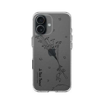 iPhone 17 Clear Case（相機按鈕） 透明 - Le Petit Prince 小王子 - 飛翔在空中