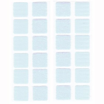 【文具通】LIH WEI 力韋 正方形 造型 粘扣帶 黏扣帶 魔鬼氈 魔鬼沾 子母扣 約2x2cm 淺藍色 E1130023【APP滿額下單10%點數(單一帳號最高5000點)】1/31止