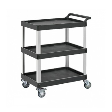 康得倫KTL 三層手推工作車 黑色 /台 WH-909FS【APP滿額下單10%點數(單一帳號最高5000點)】1/31止