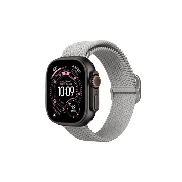 Apple Watch Ultra 3 (49mm) Apple Watch 專用編織錶帶 灰