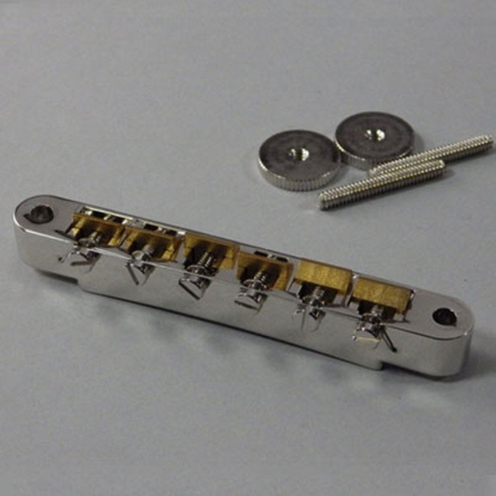 Montreux Selected Parts style Bridge wired Nickel with Unplated Brass saddles ABR-1