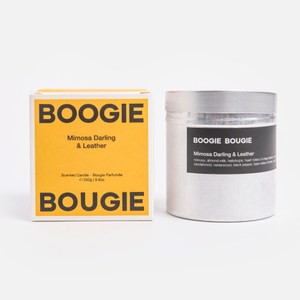 BOOGIE BOUGIE香氛蠟燭250g 含羞草與皮革