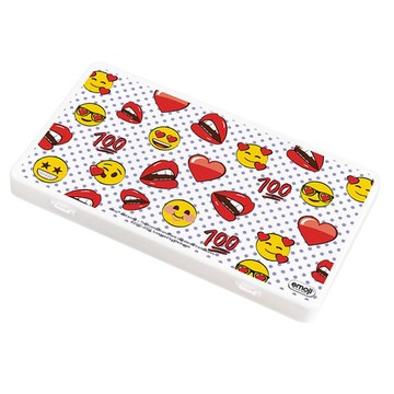 【Emoji】隨身口罩收納盒-愛意滿分 （18.4x10.4x1.5cm）_廠商直送
