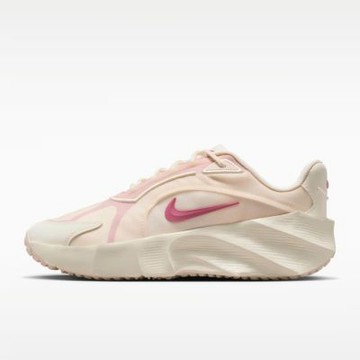 Nike 耐吉 WMNS Aura Edge [HQ7025-100] 女 慢跑鞋 運動鞋 厚底 舒適 透氣 米 粉橘