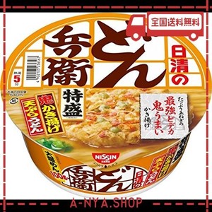 日清食品 日清のどん兵衛 特盛かき揚げ天ぷらうどん 138g×12個