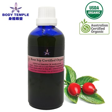Body Temple 100%有 機玫瑰果油100ml