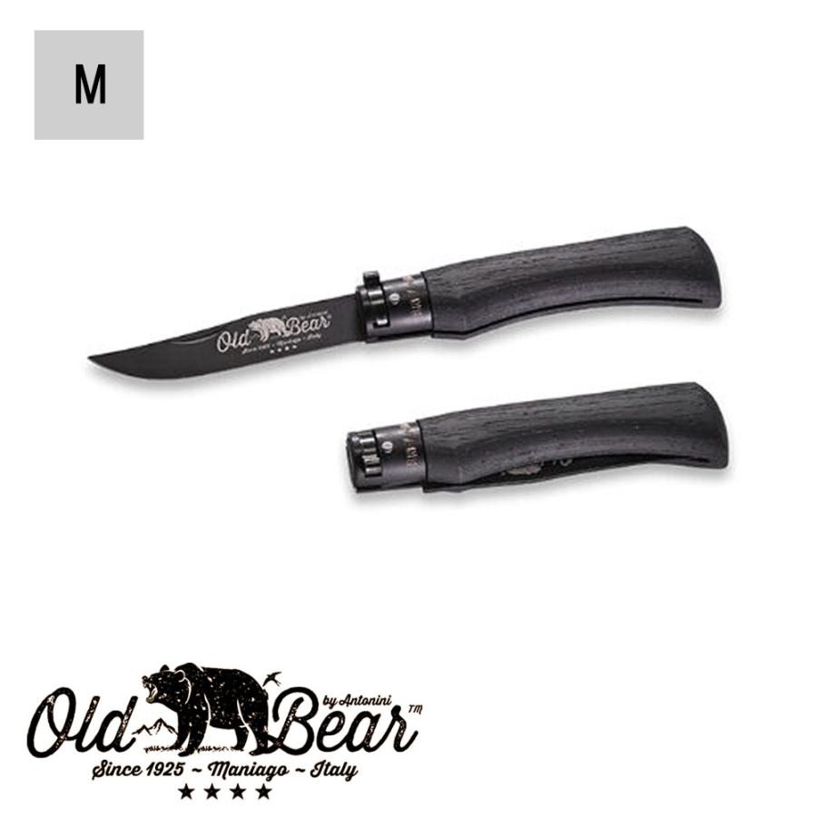 Old Bear オールドベア ナイフ ステンレス TOTAL BLACK M アウトドアナイフ