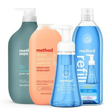 Method美則 嗨!營業中 海洋島嶼4件組(洗手 沐浴洗澡)
