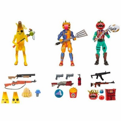 Jazwares フォートナイト レジェンダリー シリーズ アクション フィギュア ピーリー トマトヘッド ビーフボス 3体セット 並行輸入品 |  LINEブランドカタログ