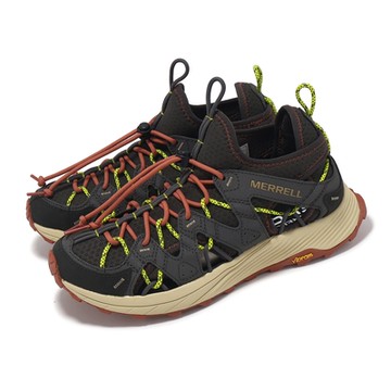 Merrell 戶外鞋 Moab Flight Sieve 男鞋 灰 橘 輕量 黃金大底 登山 越野 運動鞋 ML068079