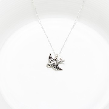 【Angel & Me】展翅 飛翔 小鳥 s925 純銀 項鍊 生日 聖誕節禮物