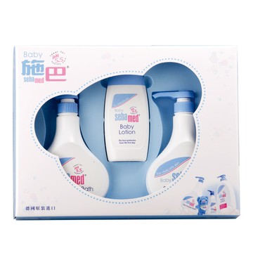 施巴 Sebamed pH5.5 嬰兒大三件禮盒~效期到2027.04~★衛立兒生活館★