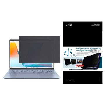 YADI 亞第 插卡隱貼 水之鏡防窺片 16:10 ASUS Vivobook S 16 OLED S5606MA專用  1個