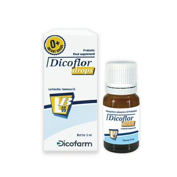 【DICOFLOR益生菌】滴劑5ml×1瓶(嬰幼兒適用 義大利原裝進口 LGG鼠李糖乳桿菌 每滴含10億CFU活菌)