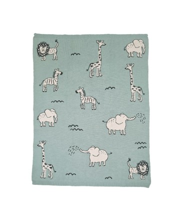 草原集會-湖水綠(織毯)