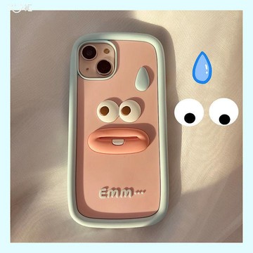 搞怪卡通表情適用iPhone11promax蘋果13手機殼xs硅膠xr/12無語xs