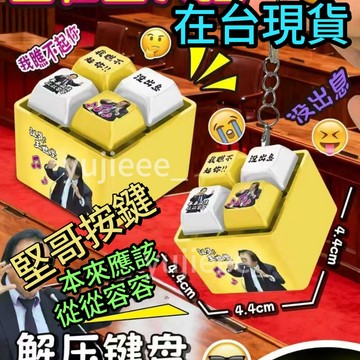 隔日達🔥王世堅 從從容容按鍵 堅哥按鍵 從從容容 游刃有餘回答我按鍵  本來是從從容容游刃有餘 沒出息語音發聲鑰匙扣