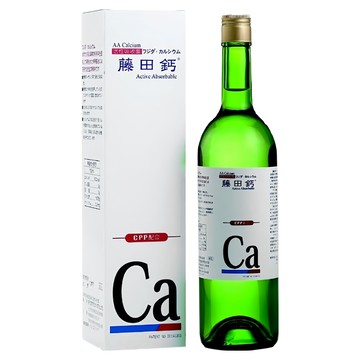 AA Calcium 藤田鈣液劑 含多種礦物質 氨基酸螯合 專利成分CPP  750ml  1瓶