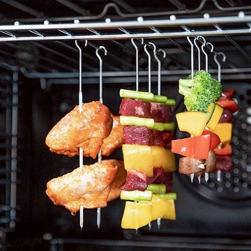 可掛式304不鏽鋼燒烤籤/烤肉籤-20cm (10入/包)x3包組 單一規格