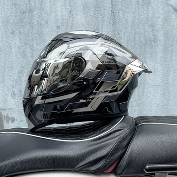 ORZ摩托車頭盔男女揭面盔摩旅機車全盔四季通用個性彩尾翼3C認證