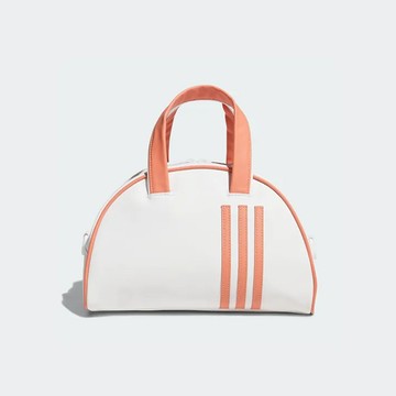 Adidas 高爾夫手提包 半月三條紋設計 橘色