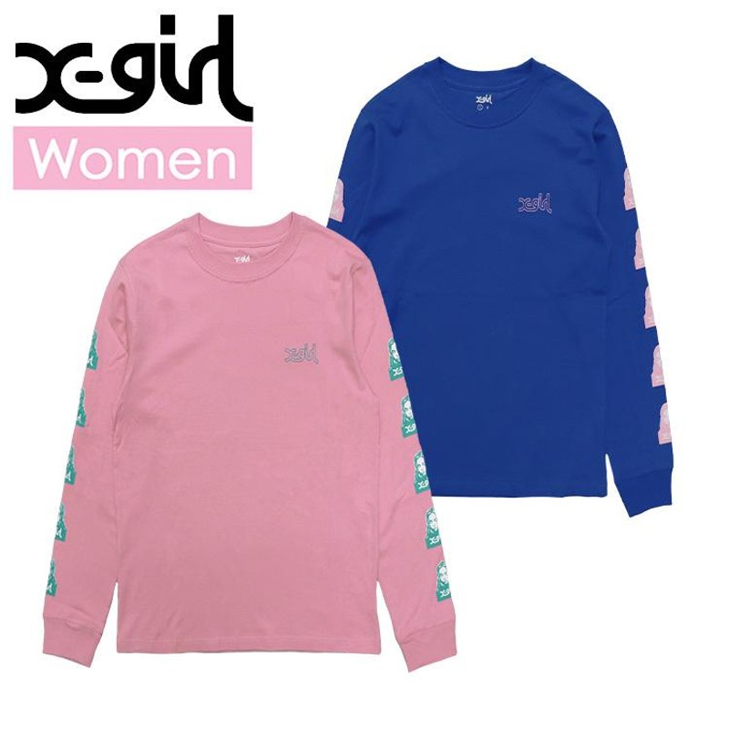 X-girl / エックスガール STAR L/S REGULAR TEE - Tシャツ(長袖/七分)