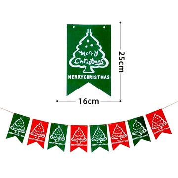 聖誕佈置旗-燕尾聖誕樹-SCX-11050-012