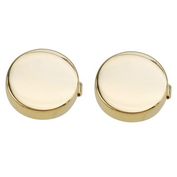 金色光面紐扣蓋