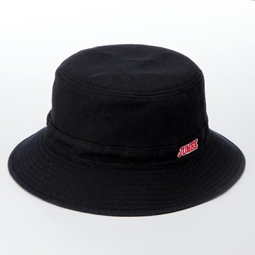 JUMEE -BLACK-黑色超手感水洗 平頭漁夫帽 基本款