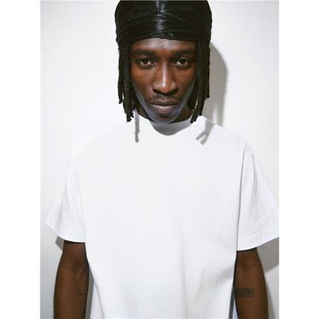 WHOOSIS（不知其名）刺繡打底衫短袖t恤cleanfit秋冬打底新品男女