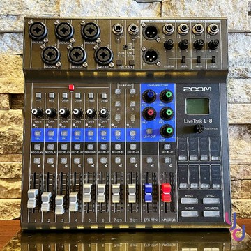 ZOOM L8 Live Trak 8 混音器 8軌 Mixer Podcast 錄音介面 展演空間 宅錄