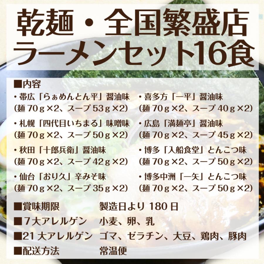 お歳暮 ギフト 2023 誕生日 内祝い プレゼント 全国繁盛店 ラーメンセット 16食 セット 景品 食べ物