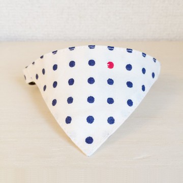Dot Hinomaru Pattern Cat Bandana Collar Safety Buckle 安全項圈