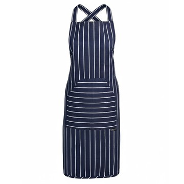 KitchenCraft 平口雙袋圍裙  1個  條紋藍